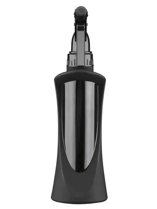 Black spray bottle