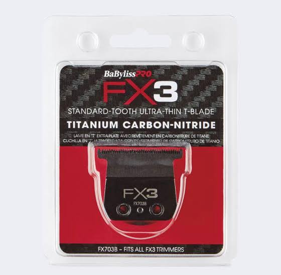 babylisspro fx3 titanium standard tooth replacement t blade