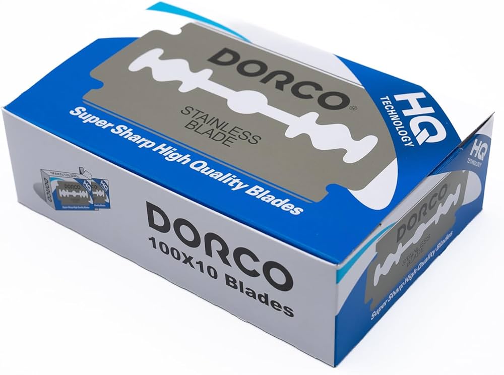 Dorco double edge blades blue