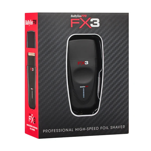 Black fx3 double foil shaver