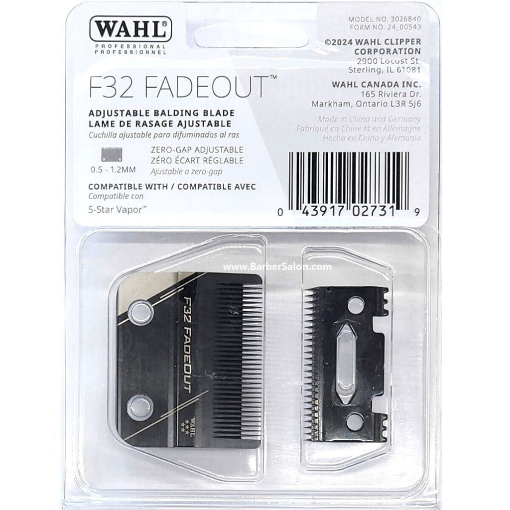 Wahl vapor f32 fade-out blade