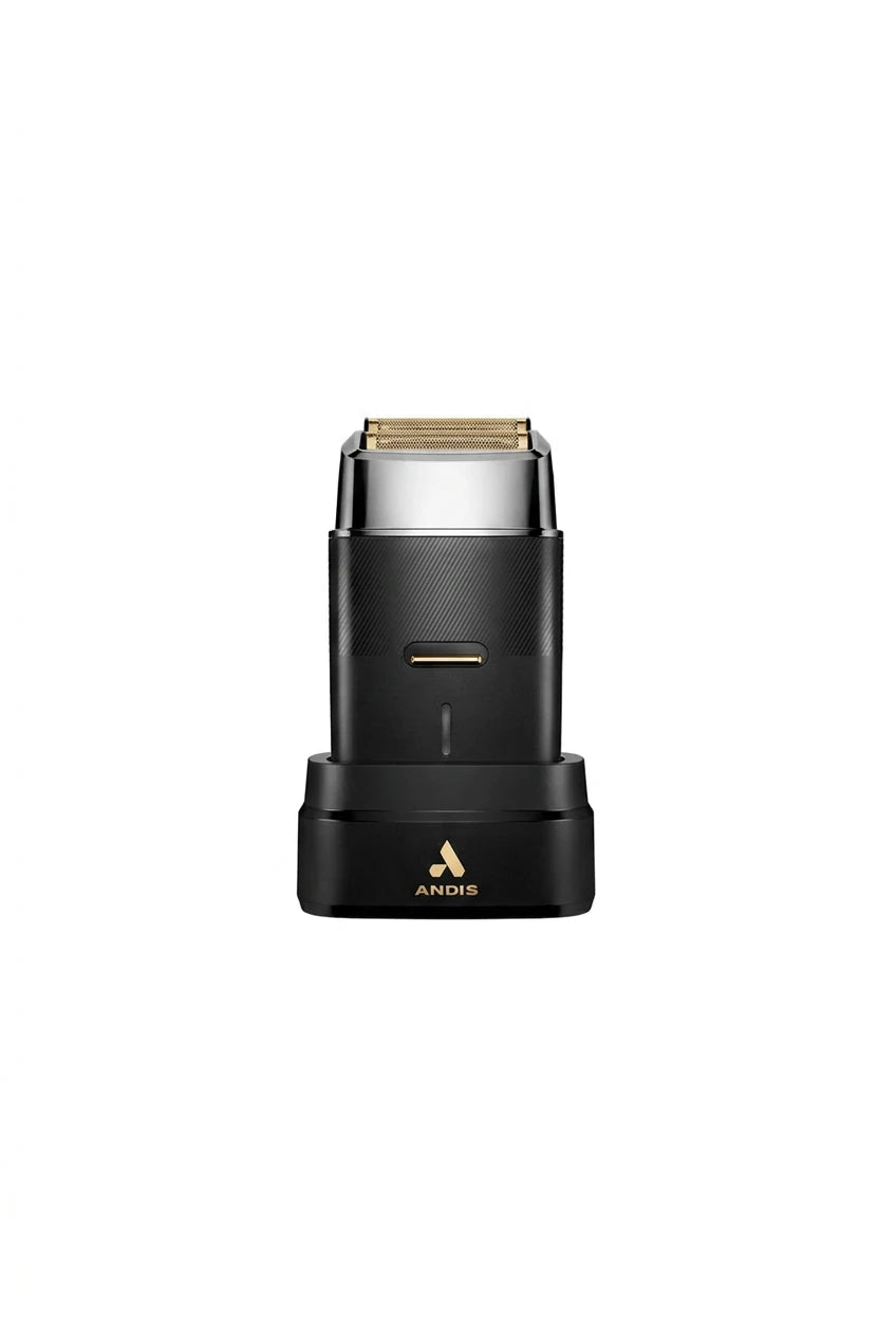 Andis profoil li plus black chrome titanium foil shaver