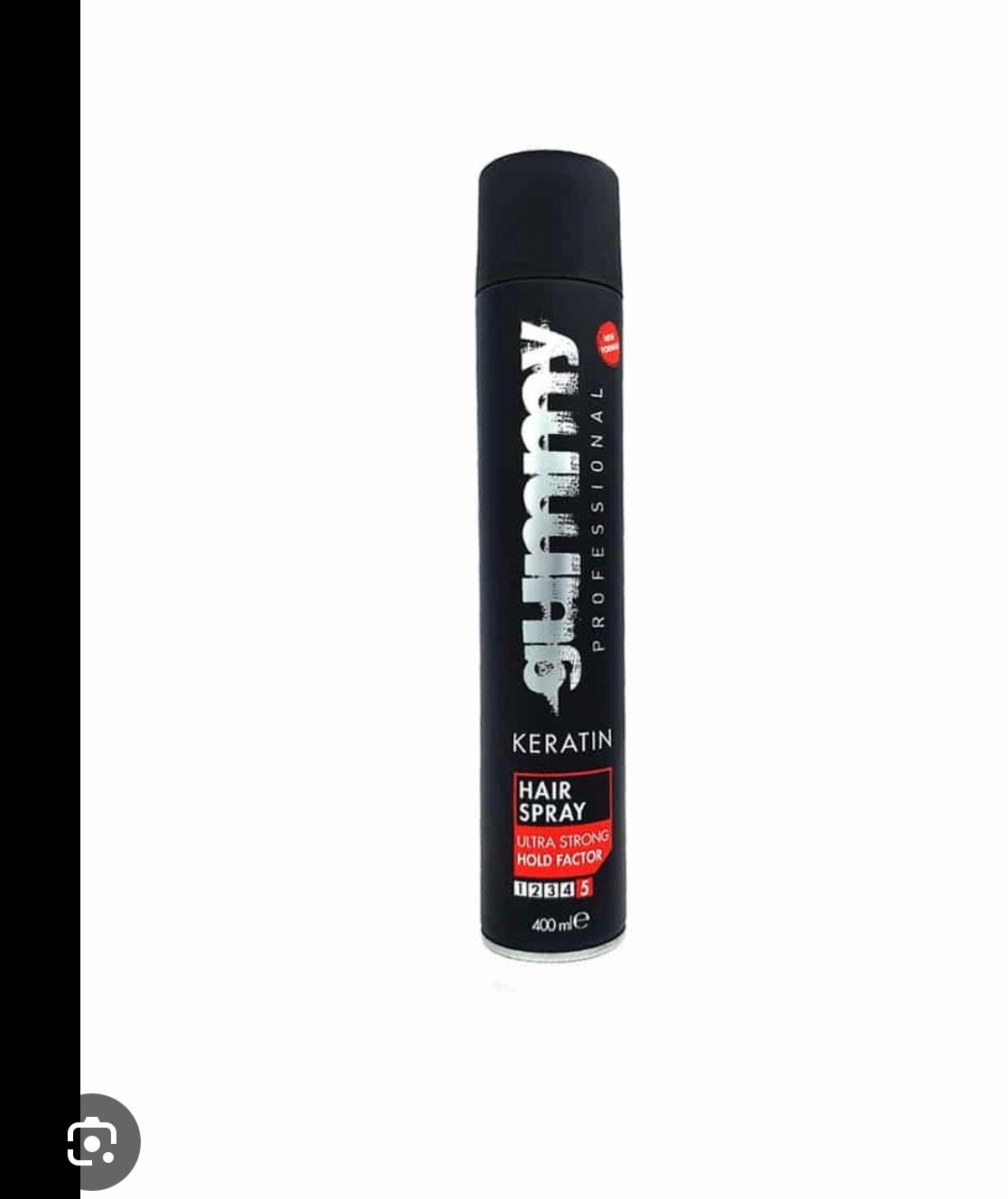 Gummy hair spray