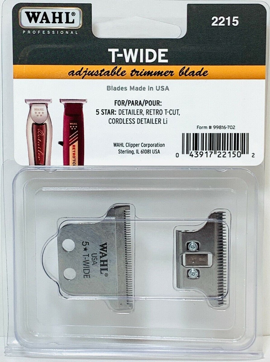 Wahl detailer t wide adjustable blade