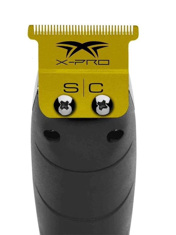 StyleCraft X-Pro Gold Titanium Trimmer Blade with DLC The One Deep Tooth Cutter #SC523GB