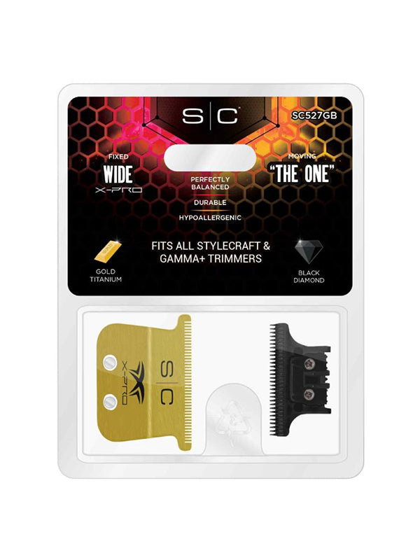 Stylecraft fixed gold titanium x pro trimmer blade sc527gb